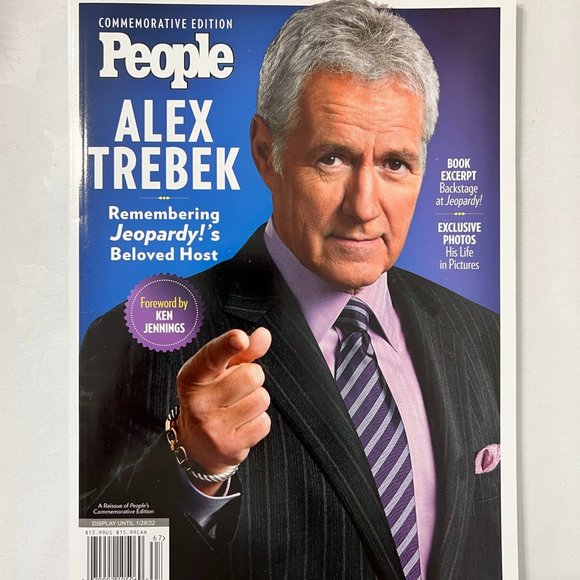 Alex Trebek - People Magazine - Commemorative Edition - 2020 Jeopardy Host - Picture 1 of 2